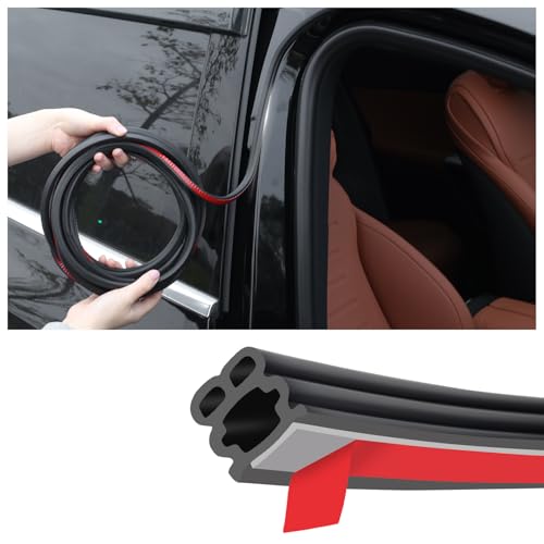 52.5Ft Car Door Seal,Thickened Rubber Automotive Weather Stripping for Hoods,Trunks,Windows,Universal Soundproof Car Weather Stripping Car Accessories for Most Car,Truck,SUV (52.5Ft) by Stacool - Used condition - US$16.20
