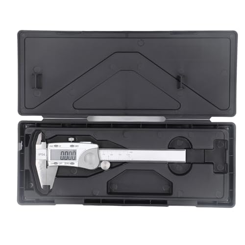 Calibrador digital IP54 con resolución de 0.005 mm y apagado automático para ahorrar batería