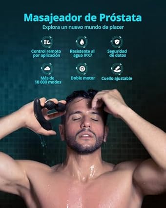 LOVENSE Edge 2 Bluetooth Estimulador de Próstata Vibrador Hombre con Control App, Patrones de Vibración Personalizados Ilimitados