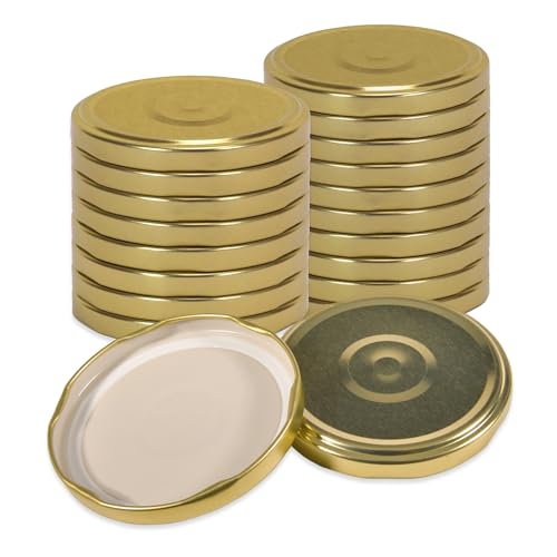 Oputec 20 x Schraubdeckel TO 82 Gold – Ersatzdeckel für Einmachgläser | Twist Off Deckel, luftdicht & lebensmittelecht | Einmachdeckel für Marmelade, Einkochen & Vorrat | Made in EU Oputec 20 x Schraubdeckel TO 82 Gold – Ersatzdeckel für Einmachgläser | Twist Off Deckel, luftdicht & lebensmittelecht | Einmachdeckel für Marmelade, Einkochen & Vorrat | Made in EU