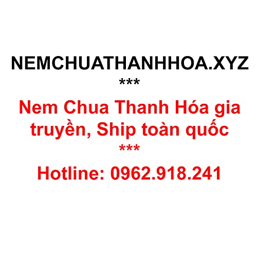 Nem Chua Thanh H&oacute;a copertina