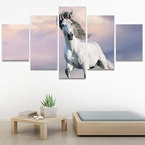 SIGNWIN 5 Panel Canvas Wall Art Modern Art...