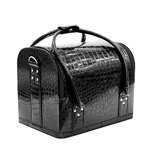 Caja cosmética Caja de maquillaje de viaje desmontable Organizador de bolsas de maquillaje impermeable con mango para el viaje Cover