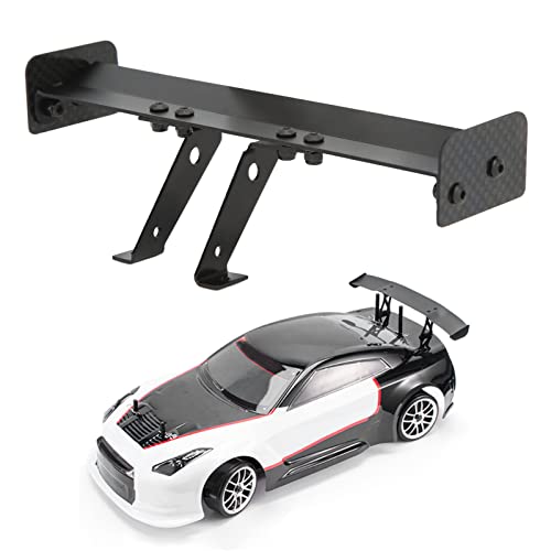 Drfeify Rc Car Tail Spoiler Wing, High Strength Aluminum Alloy Rc Rear Tail Spoiler Wing Weihnachten For 1/10 Remote Control Vehicle Model Car Model Parts #TOP4