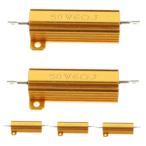 TOPBATHY 5 Pièces Résistances LED Lot de Résistances de Décodage pour Clignotants et Feux Drl Boîtier Performance Stable Élimine Les Erreurs de Code de...