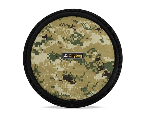 OllyDog Disco volador, frisbee para perro, ligero y flotante, juguetes interactivos para perros...