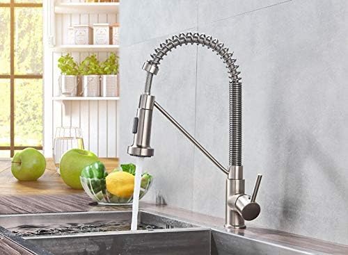 Robinet de cuisine à jet puissant et douchette flexible pour un nettoyage optimal