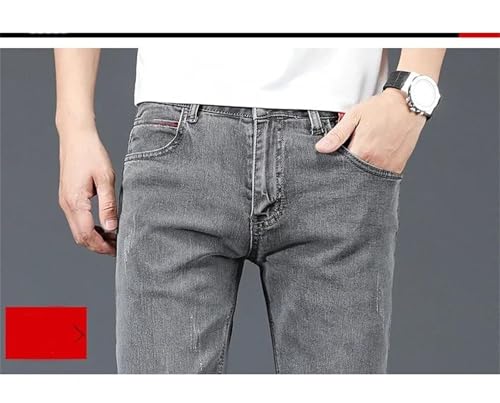 Men's Skinny Jeans Cotton Stretch Denim Pants Slim Straight Business Casual Fashion Trousers Clothing4