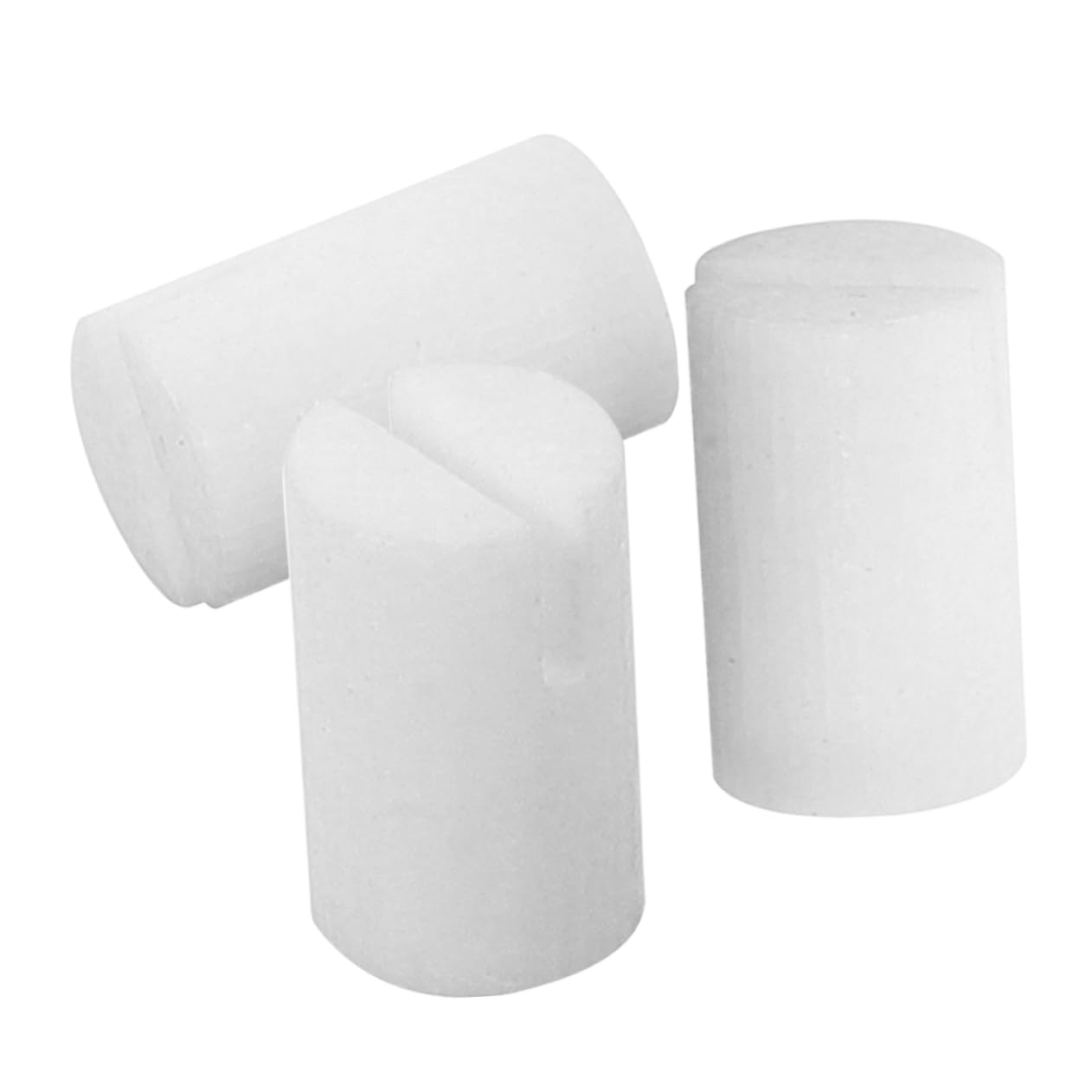 Yardwe 3pcs 5 String Bone Banjo Nuts for String Banjo Replacement Durable Ox Bone Material Enhanced Tone and Stability for Repairing Worn Broken Nuts and Accessories