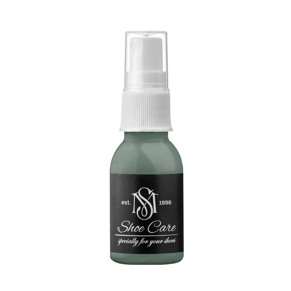 Spray nutritif pour cuir de luxe Vert Charbon NCS S 6010-G10Y MAVI STEP pour maroquinerie haut de gamme