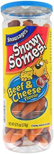Snawsomes Beef & Cheese Flavor Dog Treats 9.75 oz