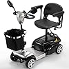 [2026 Upgrade] Aolebor 30 Miles 4 Wheel Mobility Scooter for Seniors & Adults, 350W Powered Wheelchair with Rotating Seat, Foldable Motorized Scooter with USB Port, Removable Basket, Supports 300 lbs