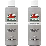 Apple Barrel Acrylic Paint, 8 Fl Oz , Country Gray (Pack of 2)