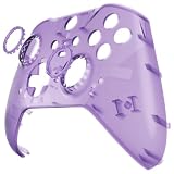 eXtremeRate Przednia obudowa do Xbox Elite Series 2/Series 2-Core Controller, etui zamienne DIY i Thumbstick Accent Ring obudowa Shell akcesoria do Xbox Elite V2 V3 Gamepad model 1797-przezroczysty