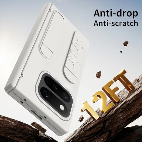Coque Pixel 11 Pro Fold antichoc intégrale blanche résolvant les risques de chute