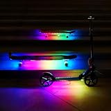 Rechargeable Skateboard Lights Led,Scooter Light,Underglow Longboard Light,Skateboard Accessory,Gift,Long Board Night Riding Lithium Battery
