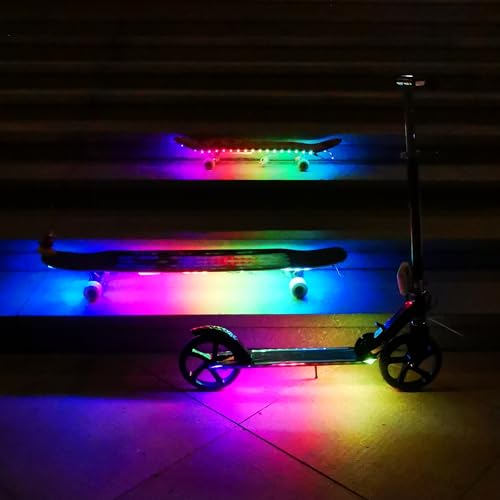 Rechargeable Skateboard Lights Led,Scooter Light,Underglow Longboard Light,Skateboard Accessory,Gift,Long Board Night