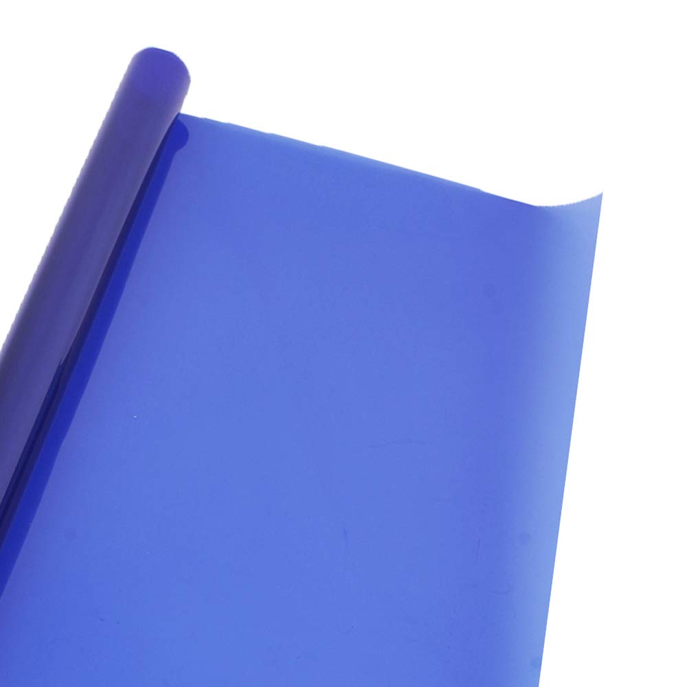 Lot de 6 filtres en Gel de Correction de Couleur 40 x 50 cm - Feuille d'éclairage Chaude Orange Bleu pour Studio Photo, Lampe de Poche, lumière LED