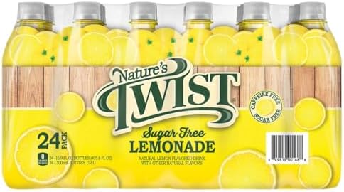Sugar Free Lemonade 24 pack, 405.6 Fl Oz (Pack of 24)