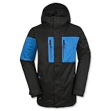 Volcom Herren Snowboardjacke Half Square, Cyan, XL, G0651608CYN