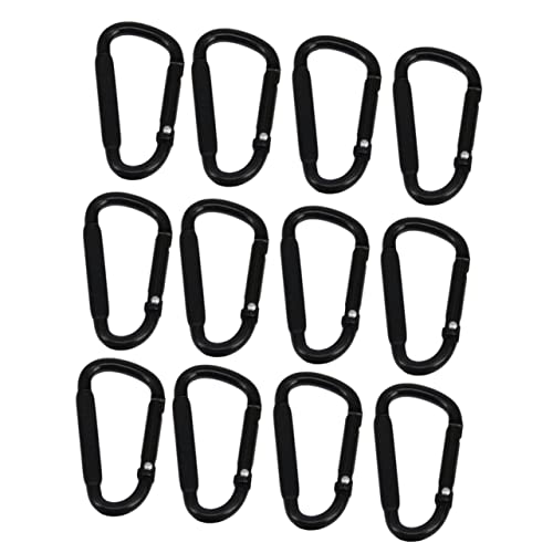 NAMOARLY 40Piezas Mosquetón De Forma De D para Accesorios De Camping Duraderos y Prácticos Senderismo