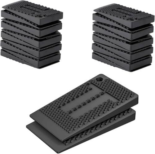 20 PCS Plastic Wedges Heavy Duty Shims and Spacers Packers, Multi...