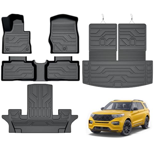 Image of KARPAL Floor Mats for 2020-2026 Ford Explorer 6 & 7 Seats