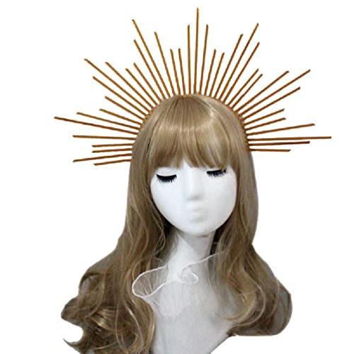 Couronne Serre-tête Halo Couronne Halo Couronne Accessoires Cosplay Baroque Diadème Couronne Halo Couronne Cover