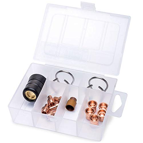 Eastwood Trafimet Versa-Cut 60 Plasma Cutter Consumable Kit Replacement Nozzle Electrode Wire Guides Air Deffusor
