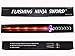 Ninja Sword Toy Light-Up (LED) Deluxe with Motion Activated Clanging Sounds - RED in a Gift Ready Packaging and Separate Sound Control