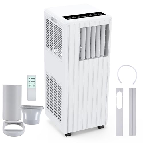 JustSmart Condizionatore Portatile 9000 BTUs/H, 2,6kW, Climatizzatore Portatile 3-in-1, 42L/Day...