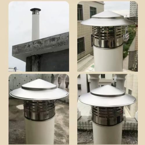 Chapeau de cheminée 400mm pour conduit de fumée extérieur - 7