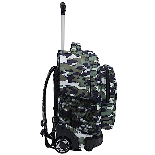 Travelers Club 18" Rolling Backpack with Shoulder Straps, Camo3