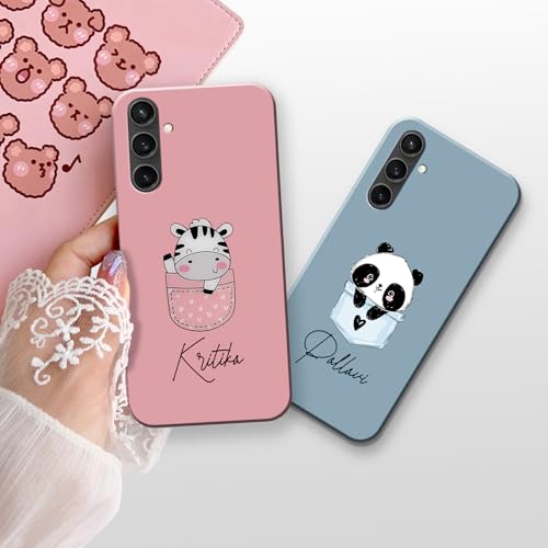 Image of COLORflow Back Cover Compatible with Samsung Galaxy S23 FE 5G | Cute Pocket Cartoons Color Customized Back Cover Compatible with Samsung Galaxy S23 FE 5G