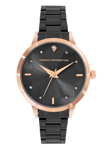 French Connection Spring-Summer 2023 Analog Black Dial Womens Watch-FCN00078F (B0C6GWK4M7) Amazon Price History, Amazon Price Tracker