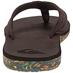 Quiksilver Men's Carver Suede Recycled 3 Point Flip Flop Athletic Sandal - Image 3