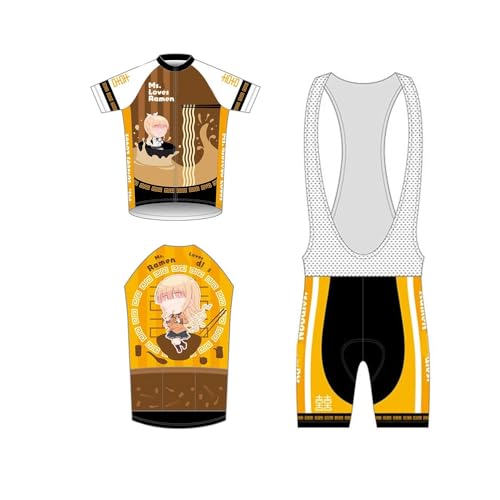 [���C���X�h] �A�j�� �T�C�N���W���[�W �㉺�Z�b�g �ɎԈ� ���� �� cycling RACING ���]�� ���[�h�o�C�N UV�J�b�g ���Ă��~�� ���e�� �ʋC �R�ۖh�L 3D�p�b�h (B,S) [���s�A���i]