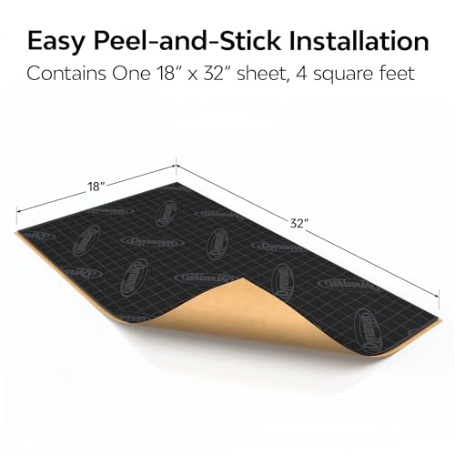 Dynamat 10425 Xtreme Sound Deadening Car Insulation Single Sheet Hex Pack – Noise Dampening Kit thumb #3