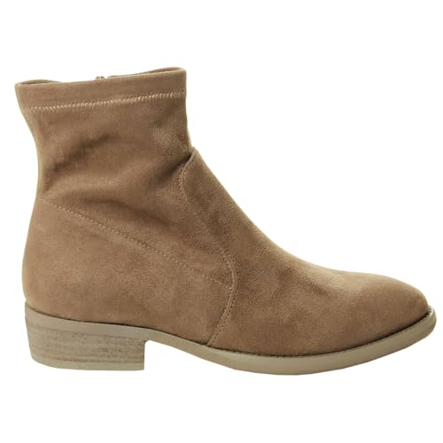 Image of VANELi Womens Henson Round Toe Zippered Casual Boots Ankle Low Heel 1-2 inch - Black