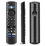 Glitfix Mando a Distancia por Voz (4 Gen) Adecuado para AMZ Fir-e TV Stick 2nd Gen y 3rd Gen, Stick Lite, 4K y 4K MAX, Fir-es Cube 2nd Gen & 3 Gen, con Bluetooth y 4 Botones de Atajo