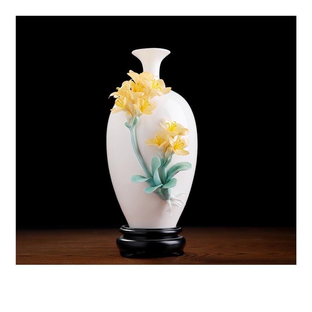Vase de ferme en céramique chinoise pour décoration de meuble à vin