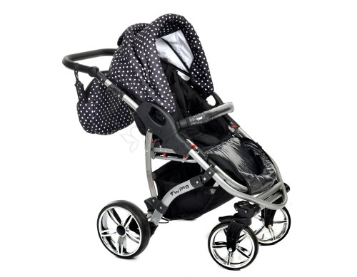 Allivio - 3-in-1 reissysteem inclusief kinderwagen met draaibare wielen, kinderautostoel, buggy en accessoires (3 in 1… - Afbeelding 7