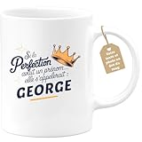 Un cadeau parfait pour célébrer George ! Ce mug humoristique est idéal pour montrer à quel point George est spécial à vos yeux. Que ce soit pour un anniversaire, Noël ou juste pour le plaisir, ce mug saura faire sourire et ravir son destinataire. Avec son message amusant, il est sûr de devenir le compagnon préféré de George pour savourer son café ou son thé.