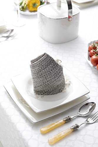 Smyrna-Turkish-Cotton-Original-Cloth-Napkins-Set-of-6-18-x-18-Inches-Decorative-Boho-Table-Napkins-for-Dining-Table-Versatile-Farmhouse-Cloth-Napkin-for-Dinner-Wedding-and-Parties-Beige Smyrna Turkish Cotton Original Cloth Napkins Set of 6 18 x 18 Inches Decorative Boho Table Napkins for Dining Table Versatile Farmhouse Cloth Napkin for Dinner Wedding and Parties Beige