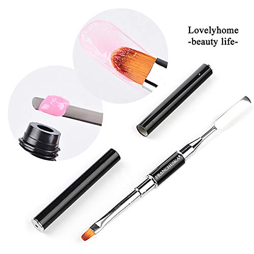 Kit de extensão de unhas, kit de unhas gel de extensão de poliéster, kit de unhas de gel conjunto pr