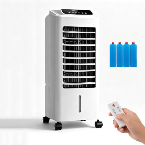 Climatizador evaporativo 4 bloques de hielo con oscilacion 90