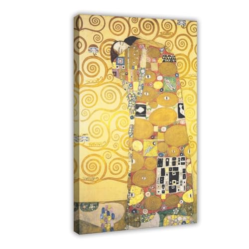 Cadre à suspendre Gustav Klimt The Embrace poster toile grand format