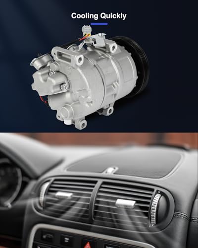 Image of ECCPP AC Compressor Direct Fit for Toyota Yaris L4 1.5L 2006-2012 | Fast Cooling AC Compressor with Clutch