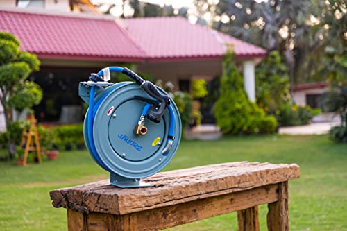 Image of Zephyr Heavy-Duty Auto-Retractable Water /Garden Hose Reel (Industrial-Grade) Made in India