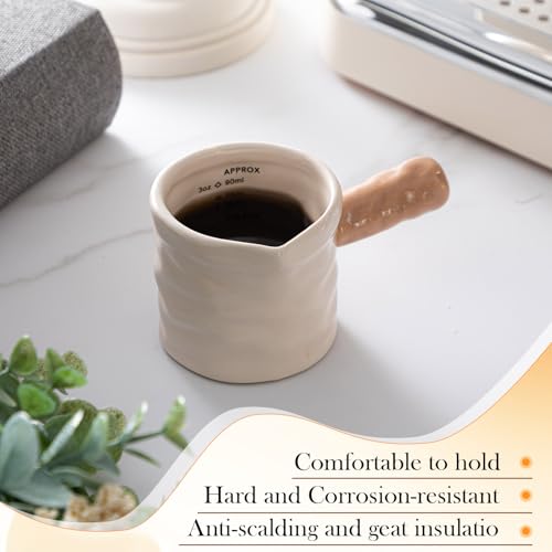 Vaso Medidor Espresso de Cerámica 3 oz Maxdot miniatura 6